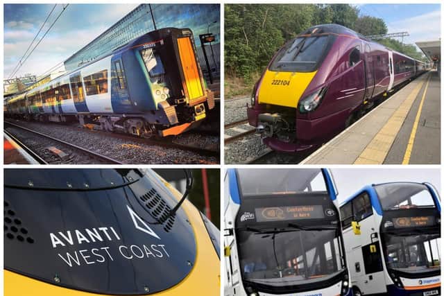 Northamptonshire's trains and buses will be operating special timetables over the Easter break