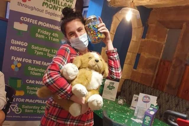Staff at the Ock n Dough in Wellingborough have been doing their bit for charity