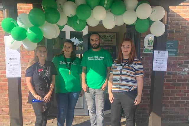 Staff at the Ock n Dough in Wellingborough have been doing their bit for charity