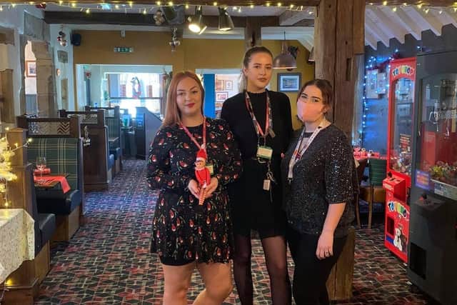 Staff at the Ock n Dough in Wellingborough have been doing their bit for charity