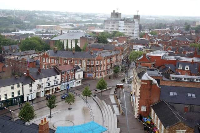 Kettering town centre.