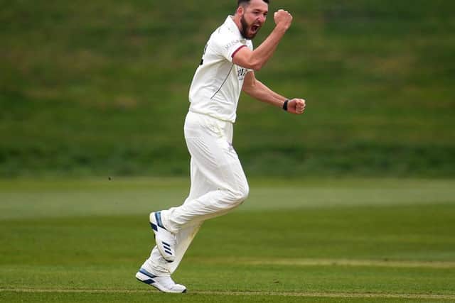 Paul van Meekeren in action for Somerset in 2019