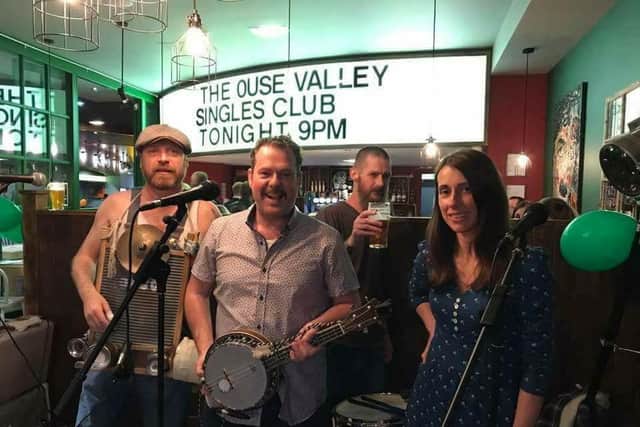 The Ouse Valley Singles Club are among the acts who will be playing at The Music Barn Festival in July.