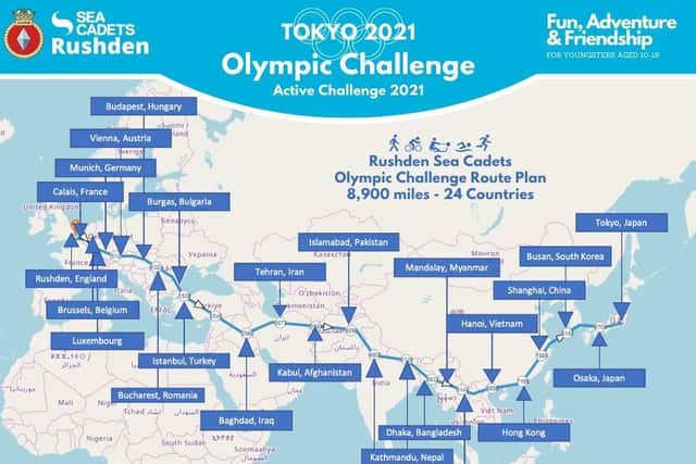 Rushden Sea Cadets have set themselves an Olympic challenge