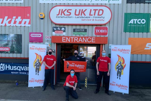 The challenge is being sponsored by Corby based construction, landscaping and forestry business JKS UK Ltd, who are doing a prize draw later this year in order to raise cash towards the effort.