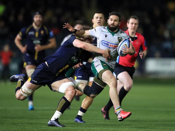 Cobus Reinach was in the thick of the action at Sixways