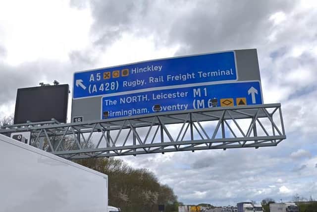 Yesterday's fatal crash happened just north of junction 18 on the M1