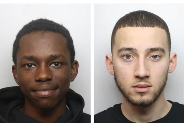 Hassan Said (left) and Asriel McLeod have been jailed for a gang revenge stabbing