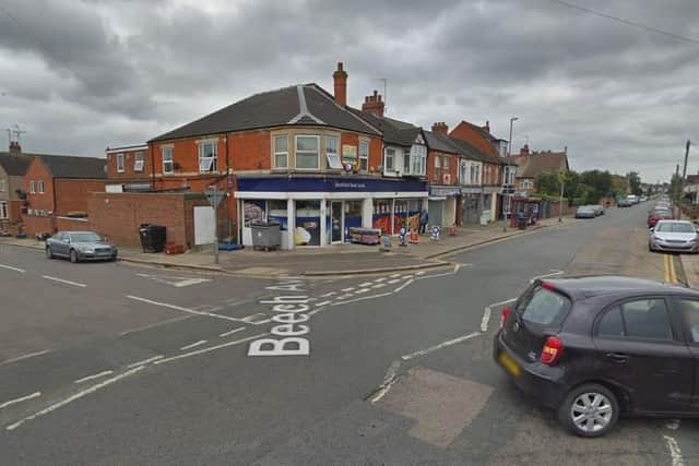 The knife attack happened near the junction between Beech Avenue and Birchfield Road East