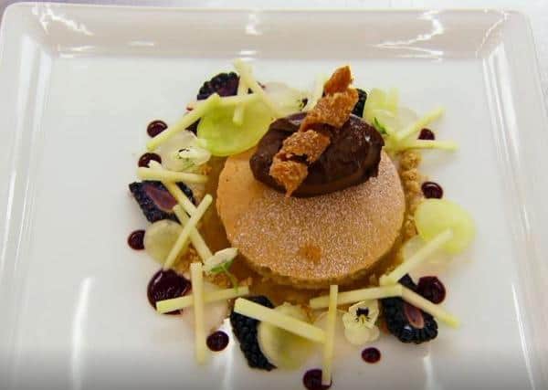Christian's dessert saw him through the quarter-final