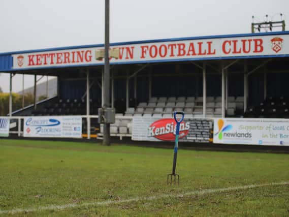 Kettering Town will play on at AFC Telford United this weekend but AFC Rushden & Diamonds and Corby Town have seen their matches called off by the Southern League