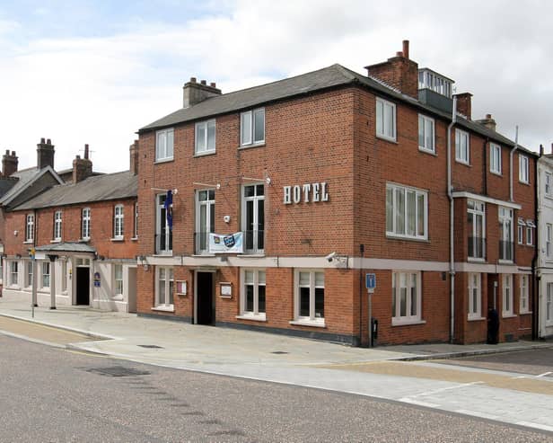 The vacant Naseby Hotel.
