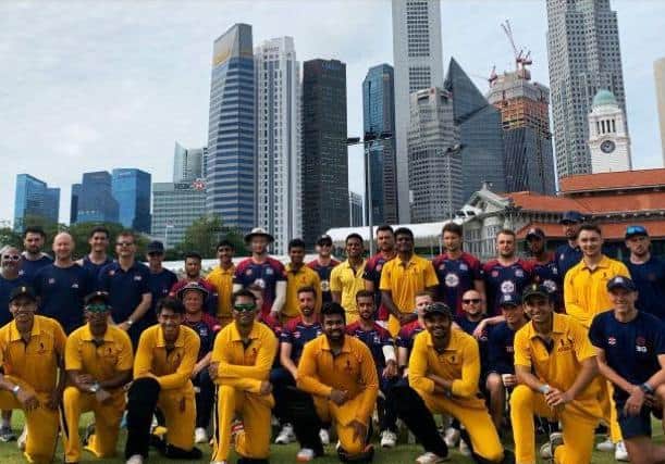 Northants played a T20 match against Singapore CC on Saturday