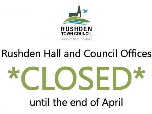 Rushden Hall has been closed to the public