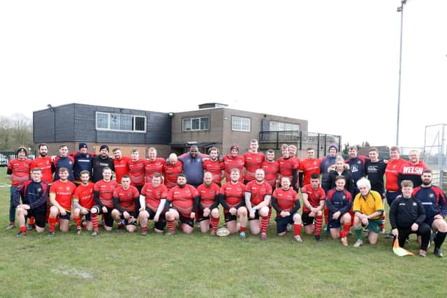 Corby Town Rugby FC with players from Peterborough Rugby Club