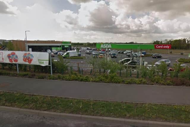 Asda in Raunds was broken into last night (Google image)