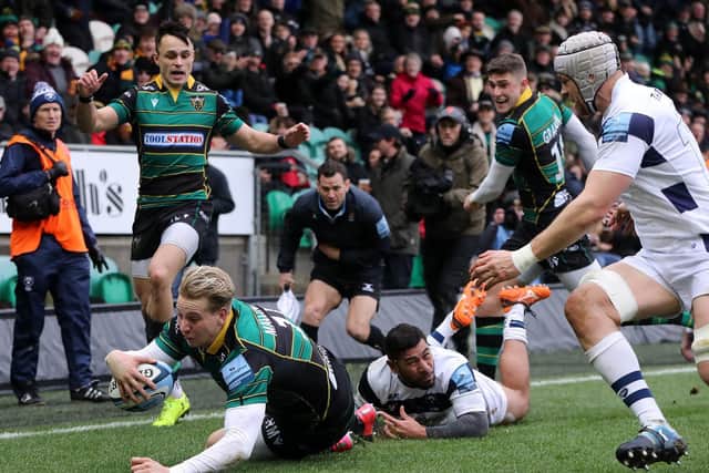 Harry Mallinder scored against Bristol Bears last month