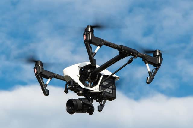 The force currently has two drones and the chief constable is planning to buy six mores so they can take to the skies to transmit public infiormation messages.