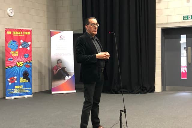 Nazir Afzal was the keynote speaker at the Corby conference