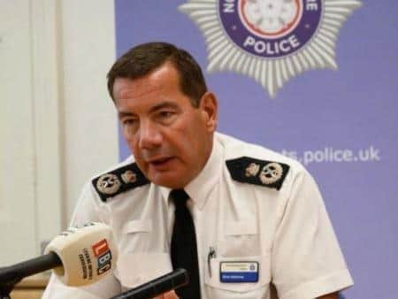 Northamptonshire's Chief Constable Nick Adderley