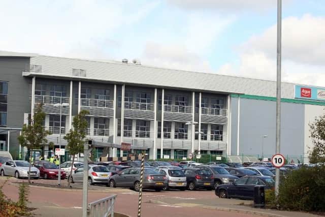 Hundreds of staff remain at work at Argos's distribution hub in Kettering