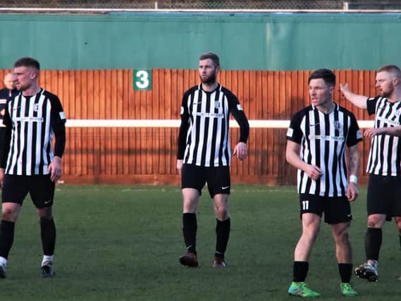 The Corby Town players have seen their season cancelled after they were sitting in third place in the table