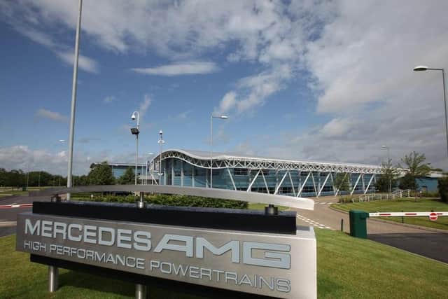 Engineers at Mercedes' Brixworth plant are helping the NHS treat covid-19 patient