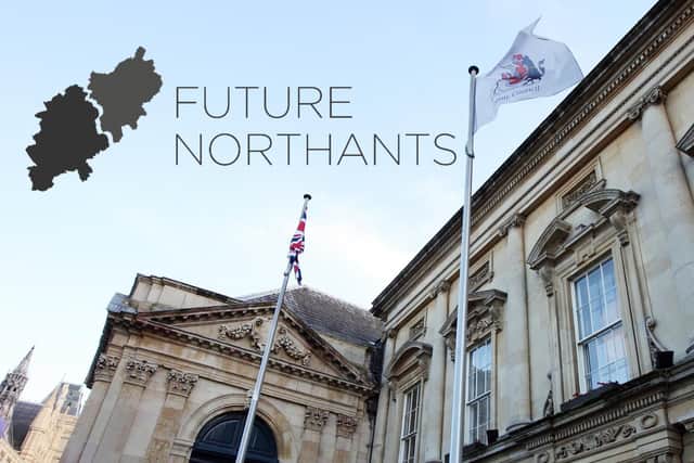 Northamptonshire will have two unitary authority councils - for the North and the West - from next year