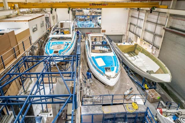 Fairline workers are now able to spend the next three weeks at home.