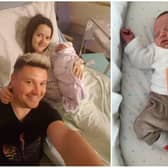 Chelsea and Matt with baby Millie