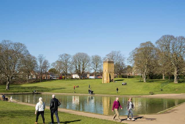People are being urged not to flock to the county's parks this weekend