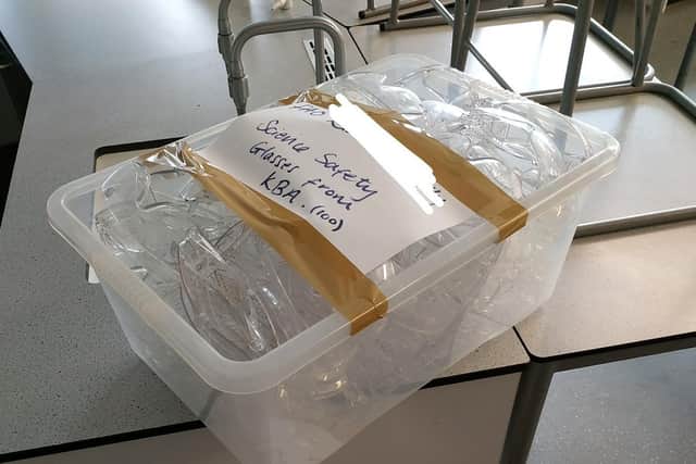 KBA donated 300 science safety goggles to KGH