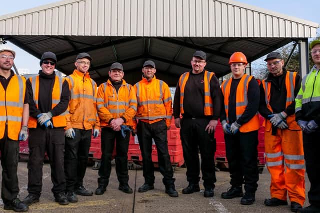 Axil Integrated Services team on site at Whirlpool UK Appliances.