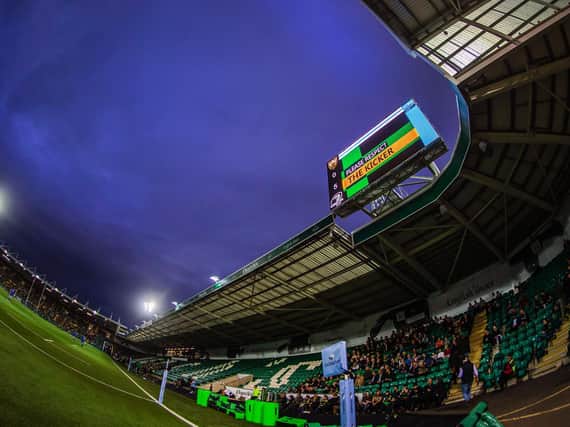 It looks unlikely that rugby will return to Franklin's Gardens any time soon