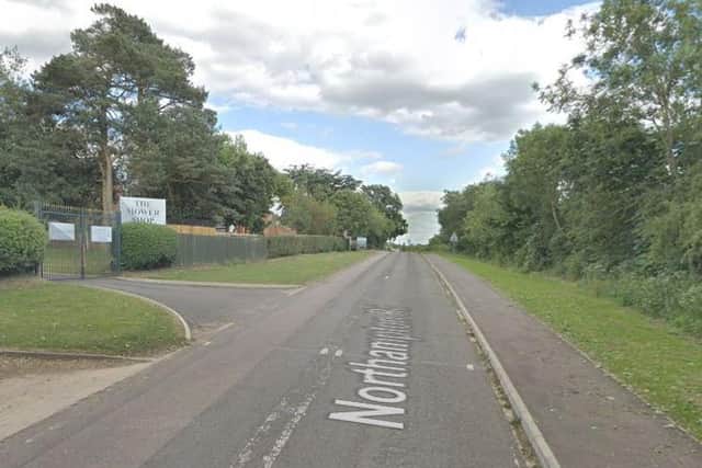 Two men were arrested near the Mower Shop in Northampton Road, West Haddon