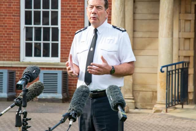 Chief Constable Nick Addeley announced the policy change today (April 9).