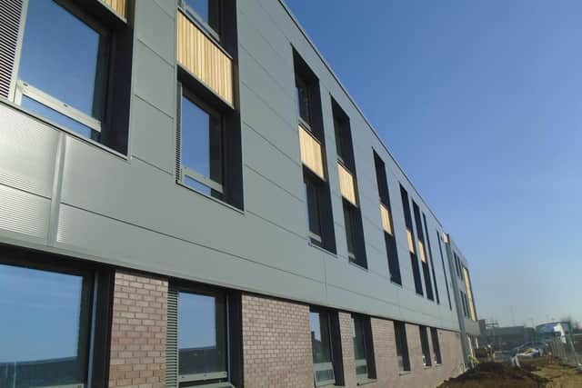 Work is continuing on the Enterprise Centre just off the A45 at Warth Park, Raunds