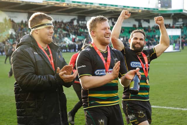 Reinach celebrated a Premiership Rugby Cup triumph last season
