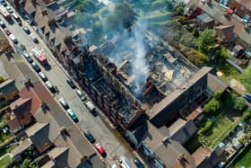 Kettering Bed Centre was destroyed by a fire in May 2019. Photo: Terry Harris