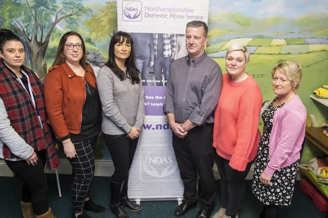The Northamptonshire Domestic Abuse Service team (pictured in 2018)