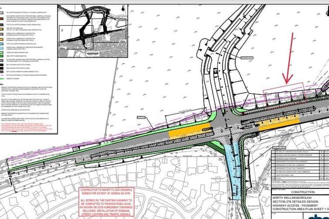 Whitemountain are carrying out works on Niort Way in Wellingborough this weekend