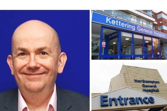 Simon Weldon will run both Northants' acute hospitals under the new model