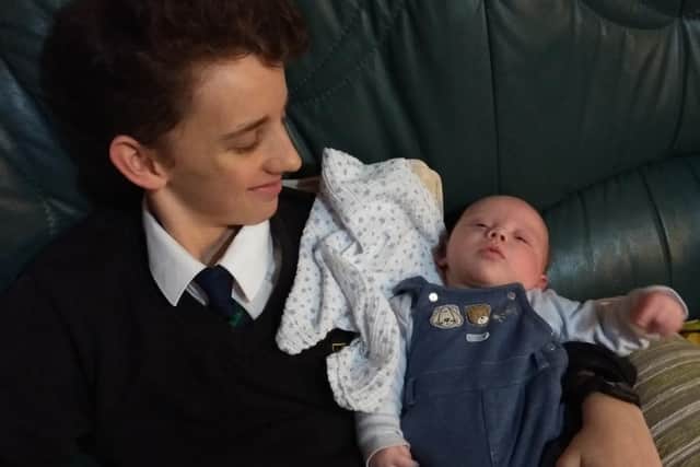 Ruth's oldest and youngest grandsons