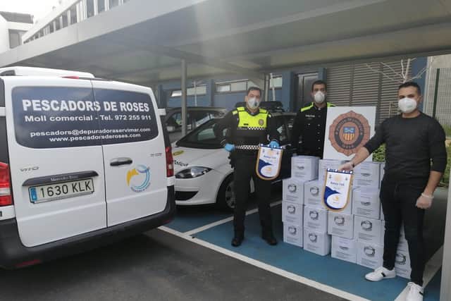 The donated jars in Spain