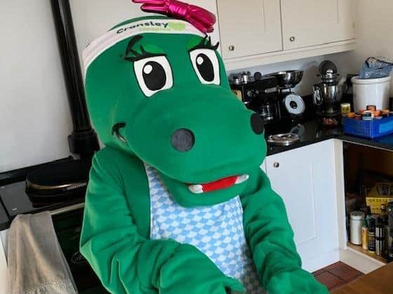Cassie the Cransley Crocodile has been getting ready preparing for her curry on Friday