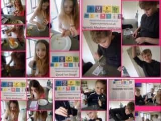 Pupils have been sending in photos of their science experiments