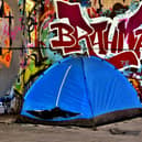 Sam has been sleeping for three years in a tent in Wellingborough and despite government orders the council has not found him anywhere to stay.( Not Sam's tent pictured).