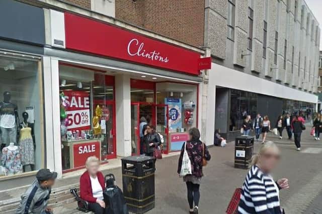 Clintons store in Northampton's Abington Street
