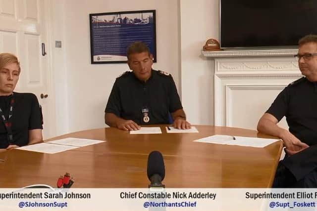 Senior Northants Police officers have been talking about coronavirus legislation