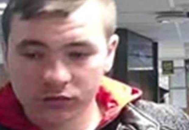 Police want to speak to this person in connection with a robbery.